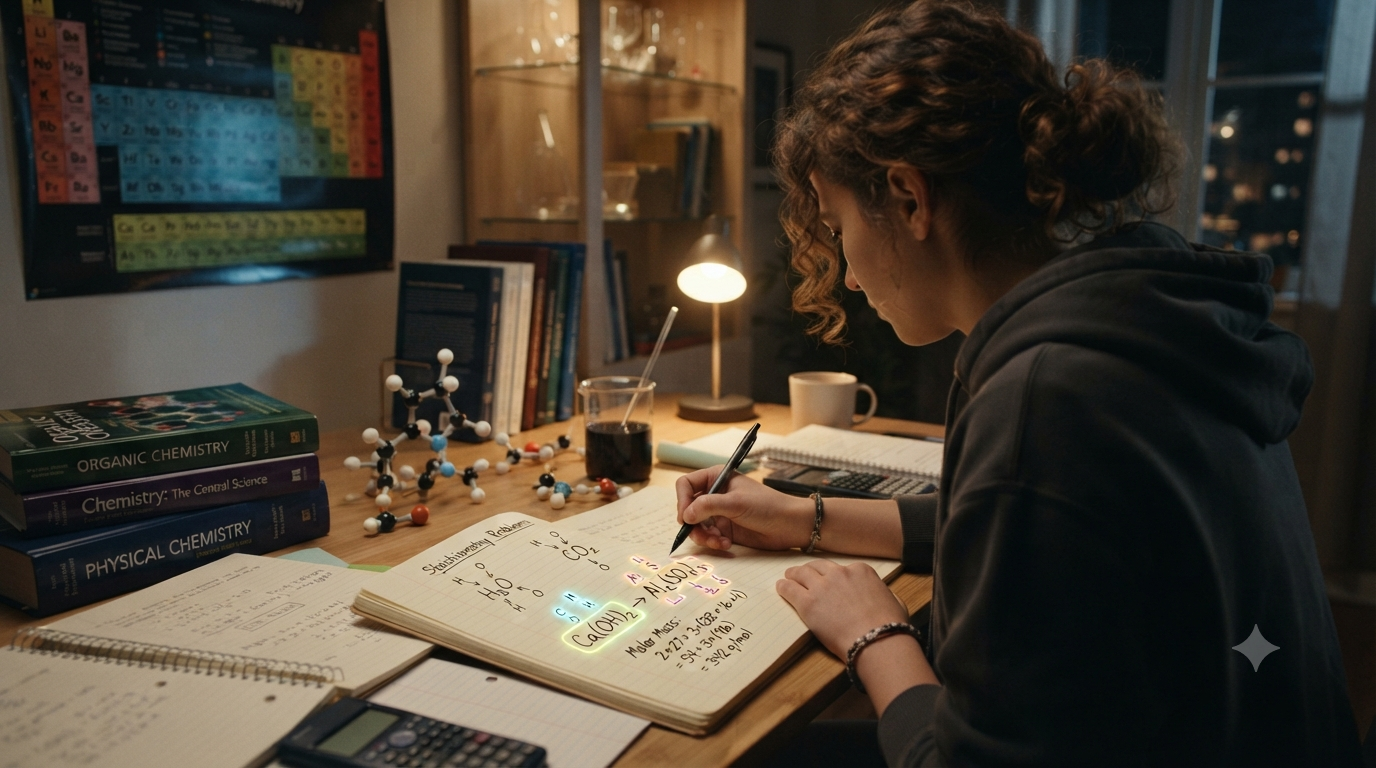 Chemical formula examples showing how to count atoms using subscripts coefficients and brackets