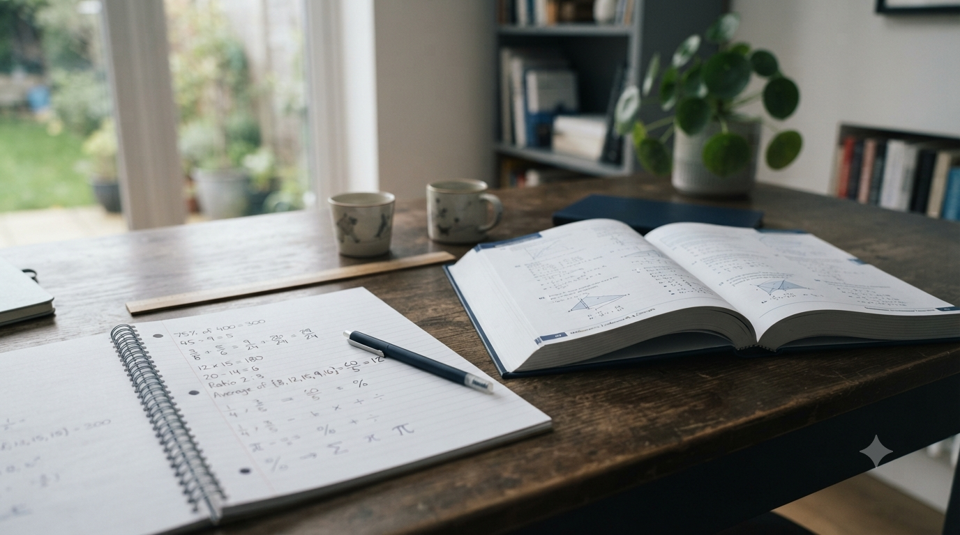 Arithmetic formulas for addition subtraction multiplication division fractions percentages and basic calculations