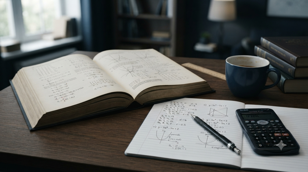 Arithmetic sequence formulas with number patterns and mathematical equations