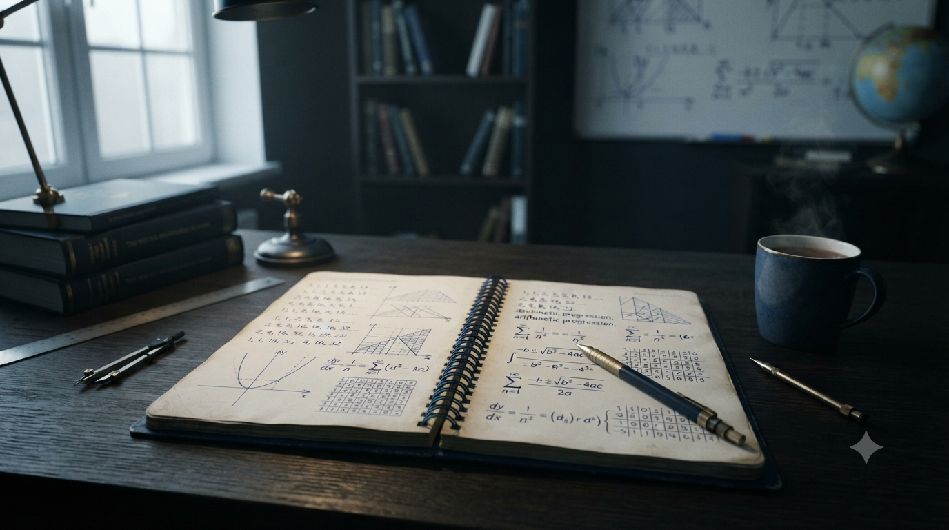Formulas for sequences and patterns in mathematics with numerical patterns and equations