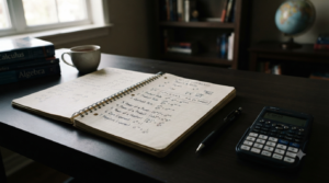 Rules of exponents with mathematical formulas and powers